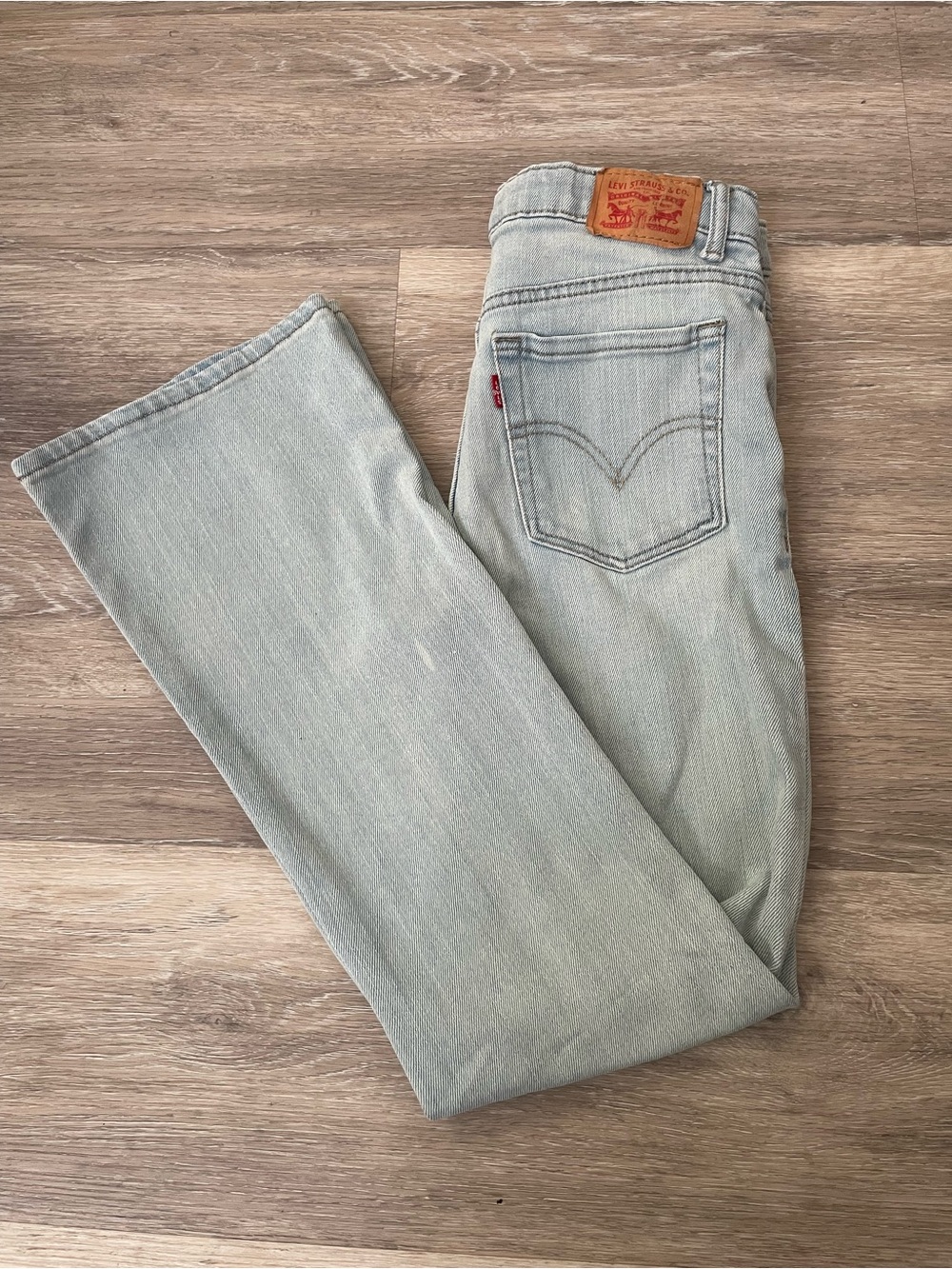 Levi's Girls Light Blue 726 Flare Jeans